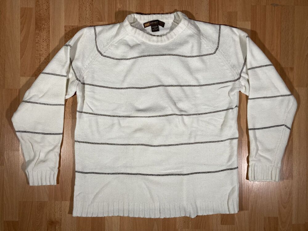Retrofit Men’s Oversized Striped Sweater (XL) • EUC •